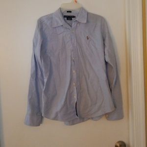 Ralph Lauren blue button down size 8